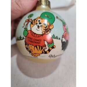 Vintage Hallmark Ornament 1983 Shirt Tails  Parade GLASS BALL Christmas